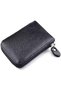 Men's Wallet Leather Holder RFID Blocking Zipper Pocket New - 3