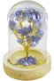 Latas Natural Lapiz Lasuli Stone Tree in a Glass Dome with Wooden Base | Artificial Bonsai Feng Shui Money Tree & Good Luck for Home & Office 04