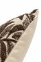 Flora Jacquard Woven Coffee Cushion Cover, 43 x 43 cm - 4