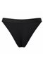 Women's V-Cut High-Waisted Thong with Tulle Detail 7153 - Black - 2