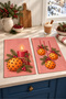 Orange Spice Digitally Printed 2-Piece Kitchen Towel Set with Orange and Candle Patterns, 35x55 cm - 4