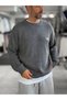 Anthracite Los Angeles Embroidered Knit Sweater PM-142 - 6