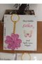 Set of 5 Butterfly-Themed Clover Keychains with Card Holders—Baby Shower, Birthday, and Baby Gifts - 3