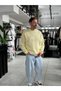 Yellow "Unknown" Embroidered Oversized Sweatshirt HM- - 8