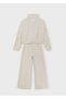 Girls' Side-Striped Sweatsuit Set - 2