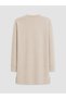 LCW EVERYDAY Beige Scuba Fabric Printed Oversized Women's Sweatshirt Tunic—The ALITA CITY Difference - 6