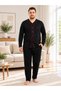 REALMOOD Men's Plus Size 100% Cotton Pajama Set, Long-Sleeved, Relaxed Fit