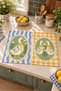 Daisy Goose with Bow Detail and Daisy-Patterned Digitally Printed 2-Piece Kitchen Towel Set, 35x55 cm - 8