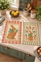 Carrot Bunny: Digitally Printed Kitchen Towel Set of 2 with Carrot Bunny Pattern, 35x55 cm - 2