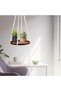 Macrame Plant Hanger,74 * 30cm Hanging Planter Shelf Brown - 6