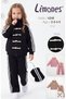 3-Strand Boys' and Girls' Outfit with Japanese Button Detail and a Zip Detail - 2