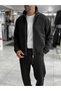 Black Basic Jacket WE-6002