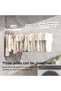Clothes Hanger Rack, Wall Mounted Clothes Drying Rack, Collapsible Retractable Laundry Clothes Rack - 4