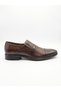 Classic Genuine Leather Winter Shoes with Pointed Toe, Rubber Sole, and Metal-Accented Design Elements