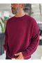 Burgundy Basic Oversized Knit Sweater PM-008 - 5