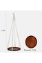 Macrame Plant Hanger,74 * 30cm Hanging Planter Shelf Brown - 2