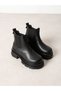DOBY Black Women's Boots with Thick Soles - 2