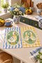 Daisy Goose with Bow Detail and Daisy-Patterned Digitally Printed 2-Piece Kitchen Towel Set, 35x55 cm - 4