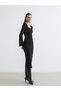 LCW Comfort Black Knit Dress, Featuring the ALITA CITY Touch