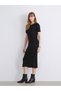 LCW Comfort Black Knit Dress, Featuring the ALITA CITY Touch