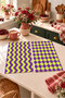 Lime Zigzag Patterned and Diamond Patterned Digitally Printed 2-Piece Kitchen Towel Set, 35x55 cm - 5