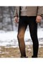 Men's Black Merino Wool Thermal Underwear Bottoms - 2