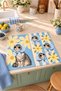 Daisy Scarf: Set of 2 Digitally Printed Kitchen Towels with a Cat Wearing a Headscarf and Daisy Pattern, 35x55 cm - 8