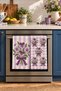 Violet Bouquet Patterned Digitally Printed 2-Piece Kitchen Towel Set, 35x55 cm - 5