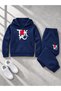 Armikids Unisex Multi-Printed Hooded Sweatsuit with Kangaroo Pocket
