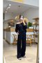 Modal-textured boat neck tracksuit set
