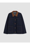 LCW Curve Navy Denim Straight-Leg, Loose & Oversized Women's Jean Jacket—The ALITA CITY Difference - 5