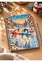 New Year (Penguin) Character Design-Themed A5 Metal-Spiral-Bound, Cup-Free Cardboard-Covered Book New Year (Penguin) Character Design-Themed A5 Notebook