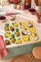 Pineapple, Banana, and Coconut Patterned Digital Print 2-Piece Kitchen Towel Set, 35X55 Cm. - 2