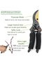 8" Pruning Shears -Sharp Blades, Ergonomic Bypass Garden Scissors with Easy Lock for Precise Tree, P - 6