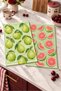 Guava-Patterned Digitally Printed 2-Piece Kitchen Towel Set, 35x55 cm - 6
