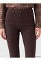 LCW Jeans Brown Denim Straight Super Skinny & Extra Slim High-Waisted Extra Slim P—The ALITA CITY Difference - 3