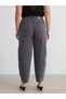 Soulife Gray Denim Straight Balloon Fit High-Waisted Tapered-Leg Women's Jeans—The ALITA CITY Difference - 5