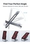 Cell Phone Stand, Foldable Aluminum Adjustable Phone Holder, Grey - 5