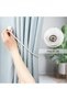 2-Pack Magnetic Curtain Holdbacks, White Rope Design for Drapes & Sheers, Decorative yet Functional - 3