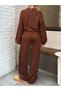 Trousers, brown - 2