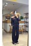 Modal-textured boat neck tracksuit set