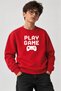 Printed Crew-Neck Sweatshirt for Boys