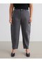 Soulife Gray Denim Straight Balloon Fit High-Waisted Tapered-Leg Women's Jeans—The ALITA CITY Difference - 2