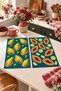 Digitally Printed 2-Piece Kitchen Towel Set with Papaya and Meyer Lemon Patterns, 35x55 cm - 5