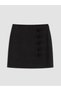 I Beli Zippered Fancy Buttoned Mini Skirt from Freezen Store - 6