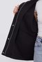 Zip-Front, Drawstring Waist, Mock Neck Trench Coat - 5