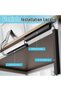 15.7" Self-Adhesive Under Desk Cable Organizer Tray Open Channel - 5