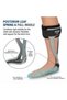 Prim Reinforced Drop Foot Orthosis AFO, Thermoplastic Ankle Foot Brace with Full Insole, Adjustable Padded Velcro Straps, Posterior Leaf Spring Support, Left or Right Leg, Sizes S to XL, White or Gray - 8