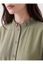 LCW Comfort Green Solid-Color Dress, Featuring the ALITA CITY Touch - 3