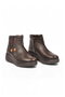 Coffee Genuine Leather Zipper-Closure Anatomical Sole Women's Boots 327704 Dribble - 4